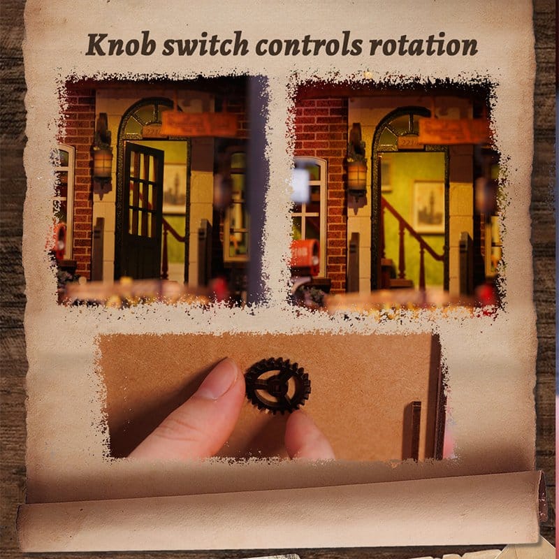 Book Nook Rose Detective Agency 23 x 11 cm