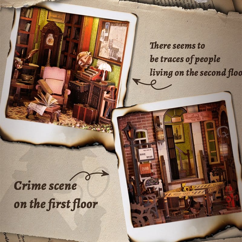 Book Nook Rose Detective Agency 23 x 11 cm