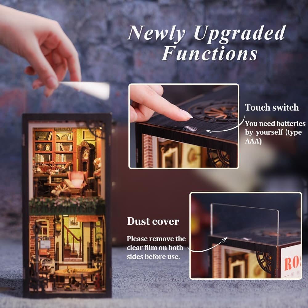 Book Nook Rose Detective Agency 23 x 11 cm
