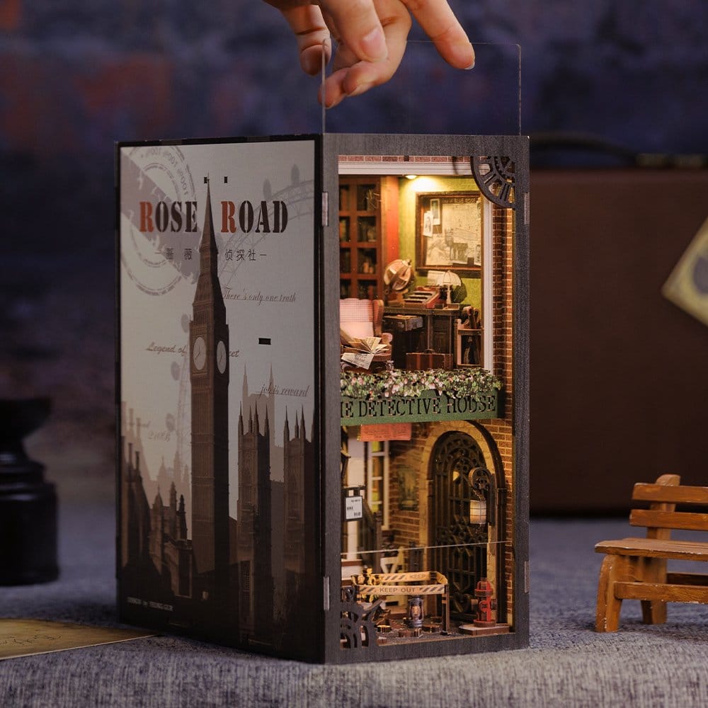 Book Nook Rose Detective Agency 23 x 11 cm