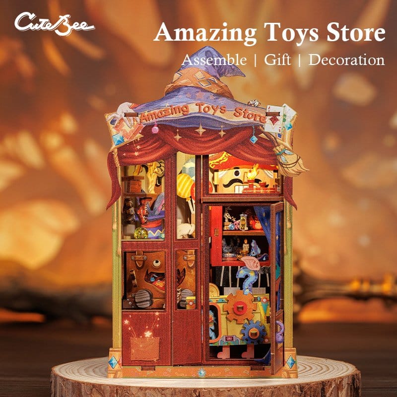 Book Nook Amazing Toy Store 17 x 12 cm