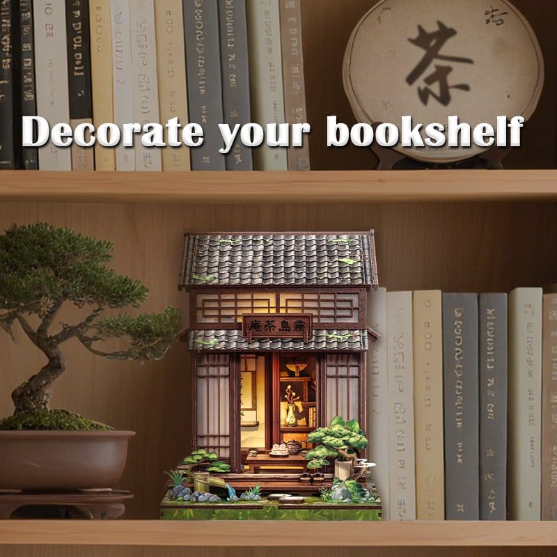 Miniature House Model Kit Kirishima Cha-an 19 x 14 cm
