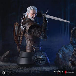 Witcher 3 Wild Hunt Bust Geralt 15 cm