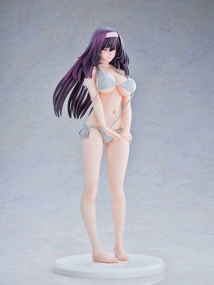 Original Model Statue 1/5 Tomoe Sakura Swimsuit Black Hair Ver. Illustration by Toshi Tsutakaze 32 cm