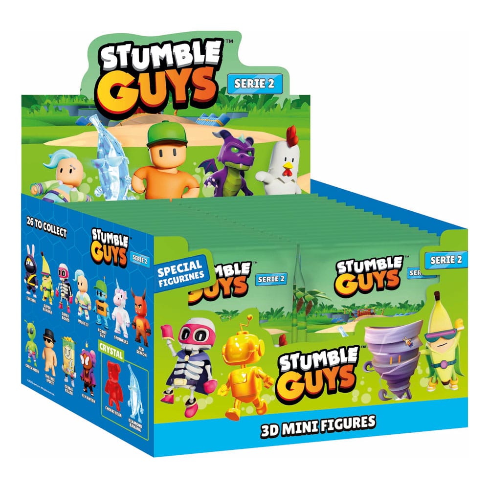 Stumble Guys Trading Figure Display 5 cm Series 2 (18) - Damaged packaging