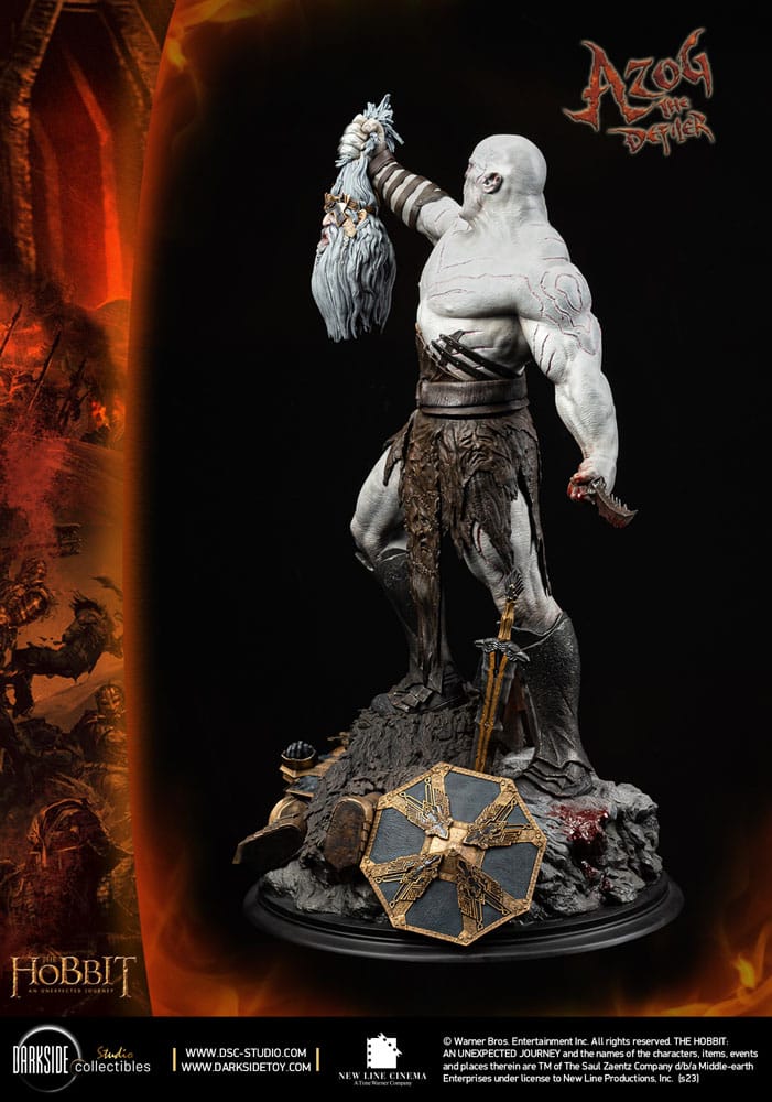 The Hobbit MS Series Statue 1/3 Azog The Defiler John Howe Signature Edition 90 cm