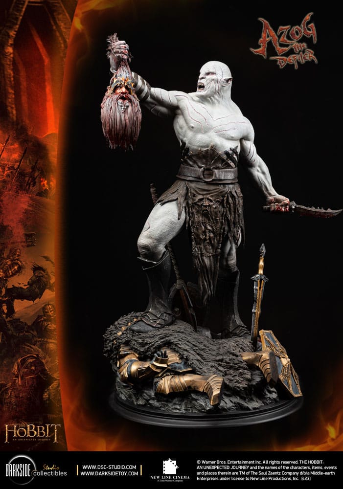 The Hobbit MS Series Statue 1/3 Azog The Defiler John Howe Signature Edition 90 cm