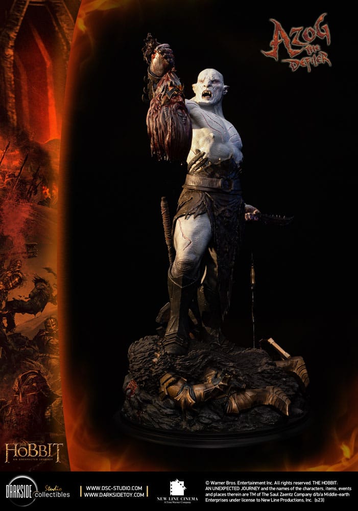 The Hobbit MS Series Statue 1/3 Azog The Defiler John Howe Signature Edition 90 cm