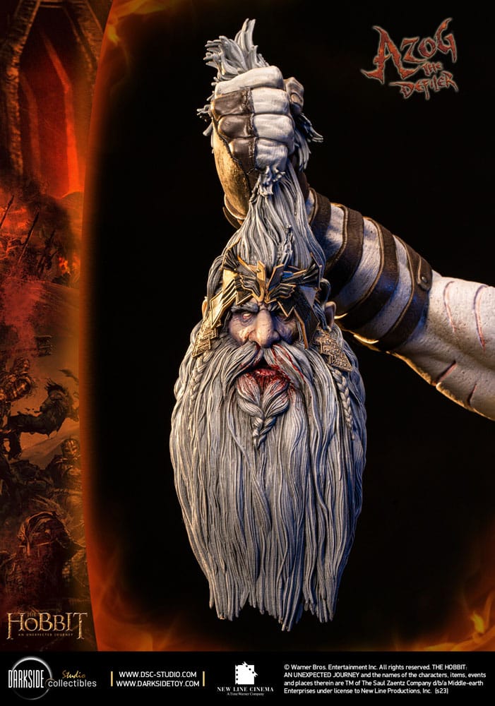 The Hobbit MS Series Statue 1/3 Azog The Defiler John Howe Signature Edition 90 cm