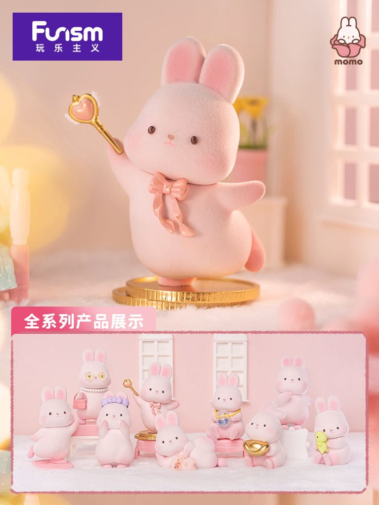 Momo Bunny Daily Series Mini Figures 9 cm Display (9)