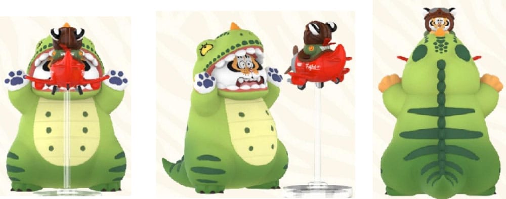 I Am Not Fat Tiger Roaring Love Series Mini Figures 9 cm Display (8)