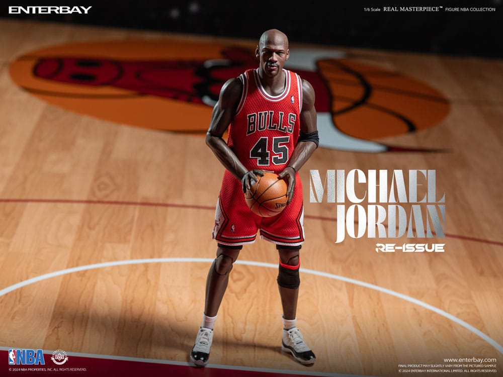 NBA Collection Real Masterpiece Action Figure 1/6 Michael Jordan I'm Back Edition Limited 30 cm