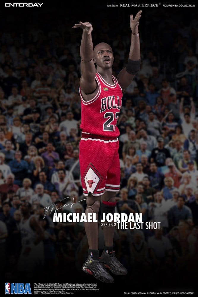 NBA Collection Real Masterpiece Action Figure 1/6 Michael Jordan Series 2 (Road Jersey Edition) 33 cm