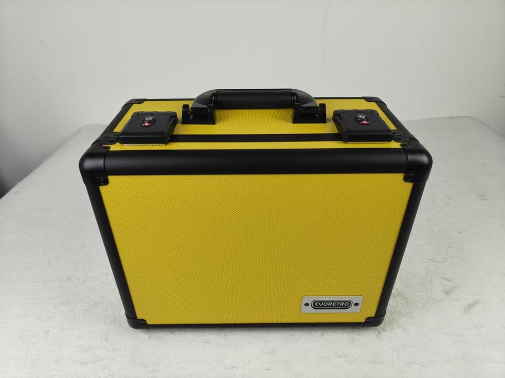 Evoretro Trading Card Storage Box for 90 Cards Yellow