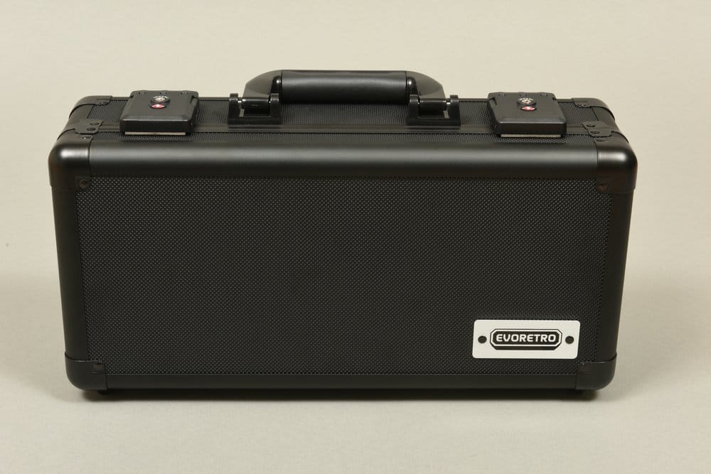 Evoretro Mini Carrying Case with Handle & Removable Foam Black