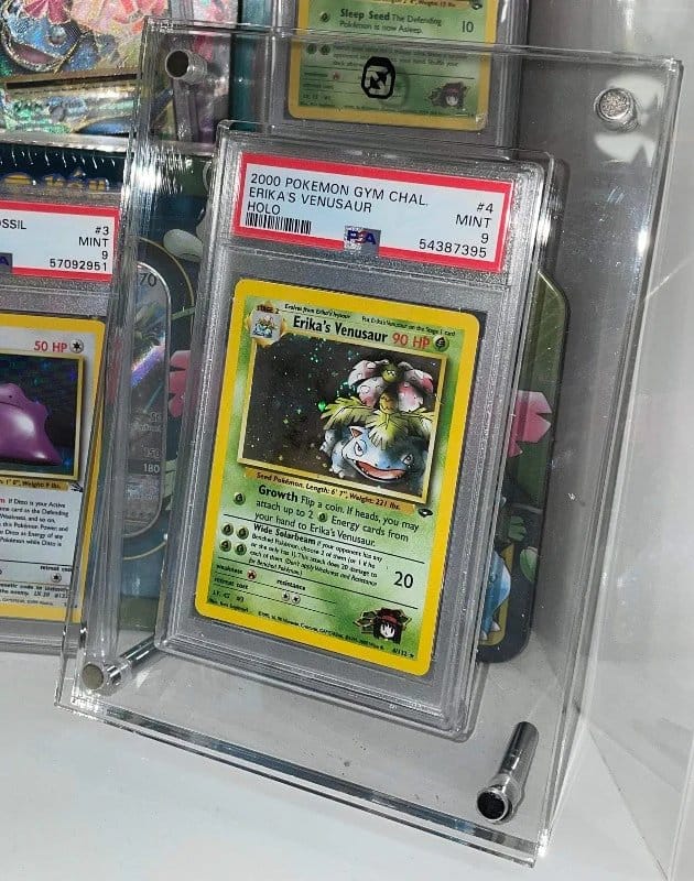Evoretro Acrylic Card Display Stand for PSA Graded Cards 3mm