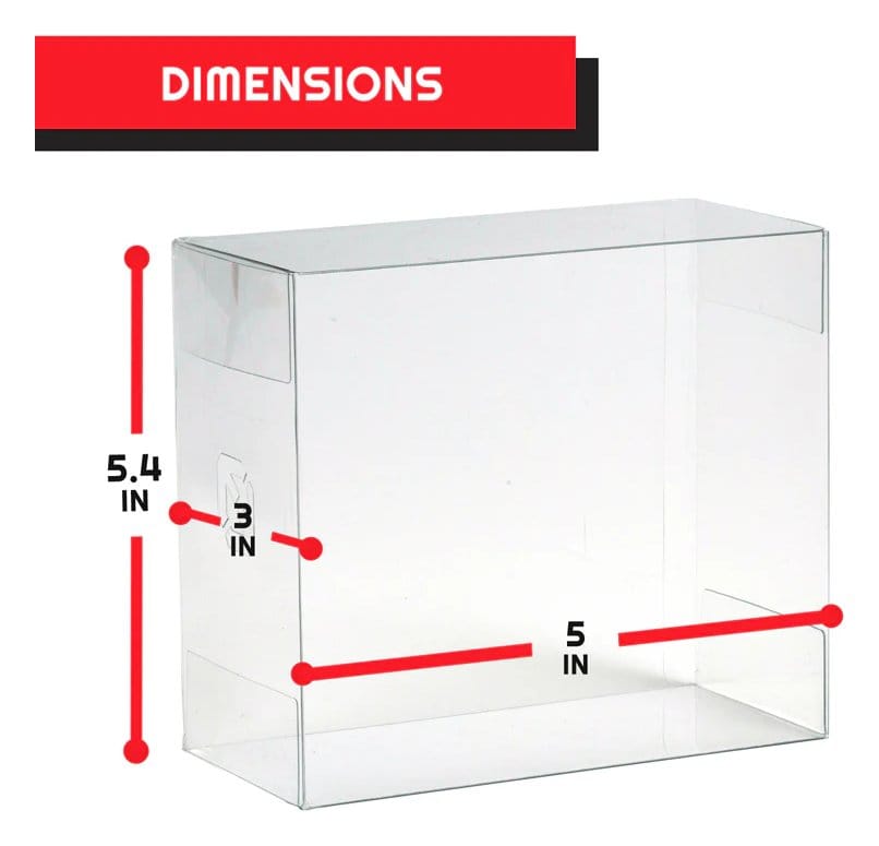 Evoretro PET Display Case Protector for Pokémon Booster Box (1-Pack)