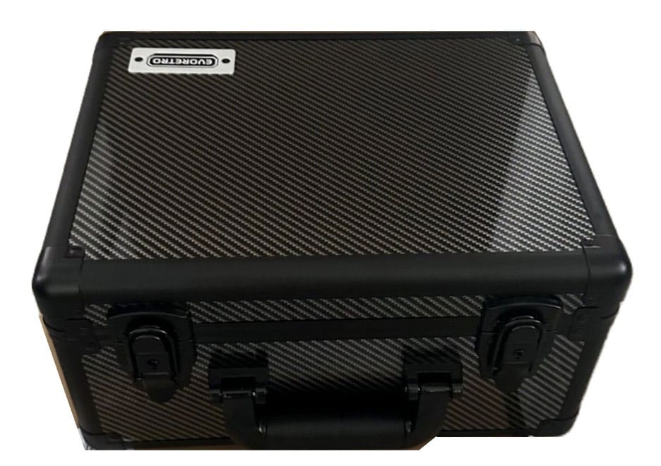 Evoretro Trading Card Suitcase Silver/Gray Small