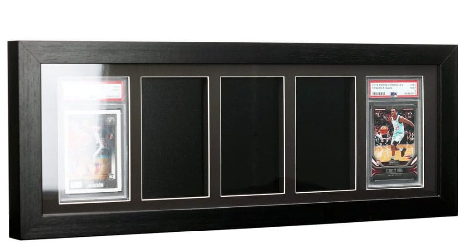 Evoretro Graded Card Display Frame for 5 PSA Graded Cards
