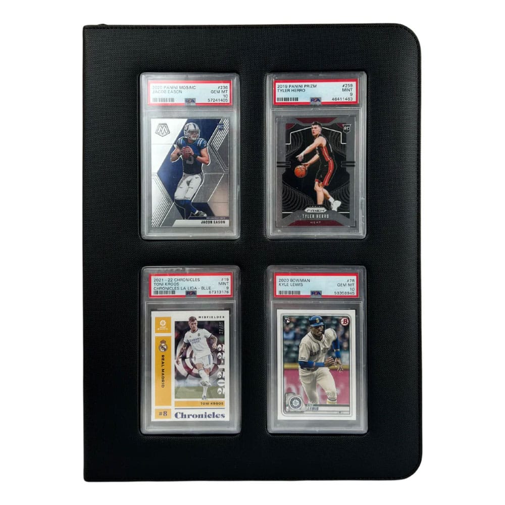 Evoretro Premium Card Slab Binder with Window Black