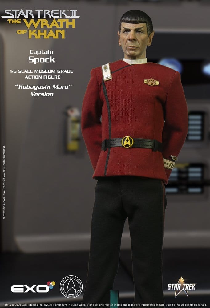 Star Trek: The Wrath of Khan Action Figure 1/6 Captain Spock Kobayashi Maru Version 30 cm