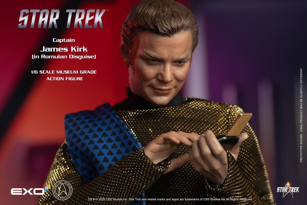 Star Trek: The Original Series Action Figure 1/6 Captain James T. Kirk (Romulan Disguise) 29 cm