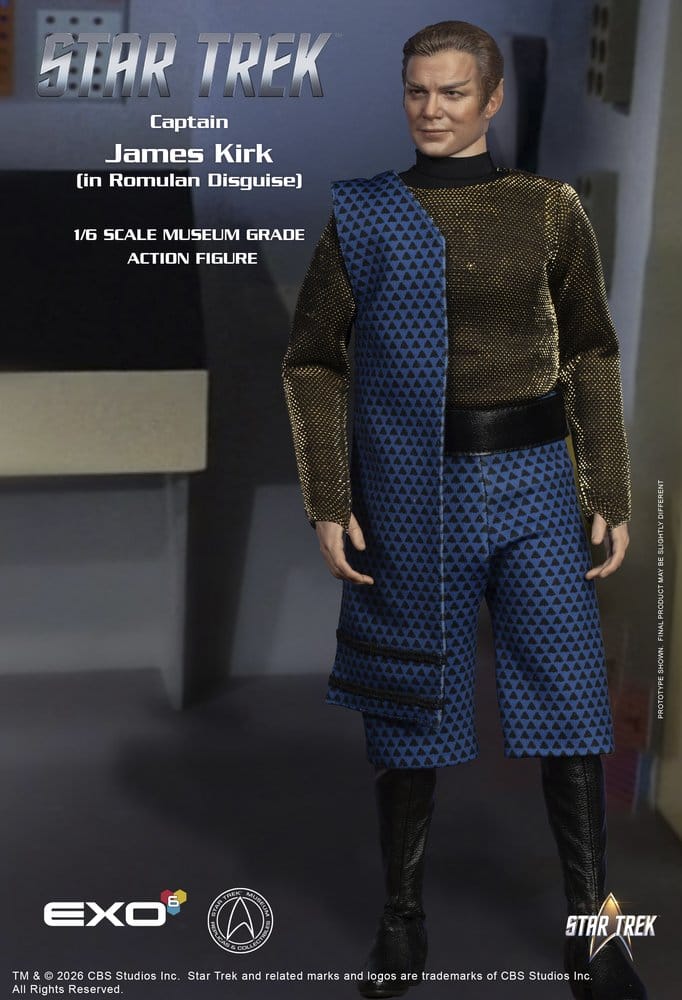 Star Trek: The Original Series Action Figure 1/6 Captain James T. Kirk (Romulan Disguise) 29 cm