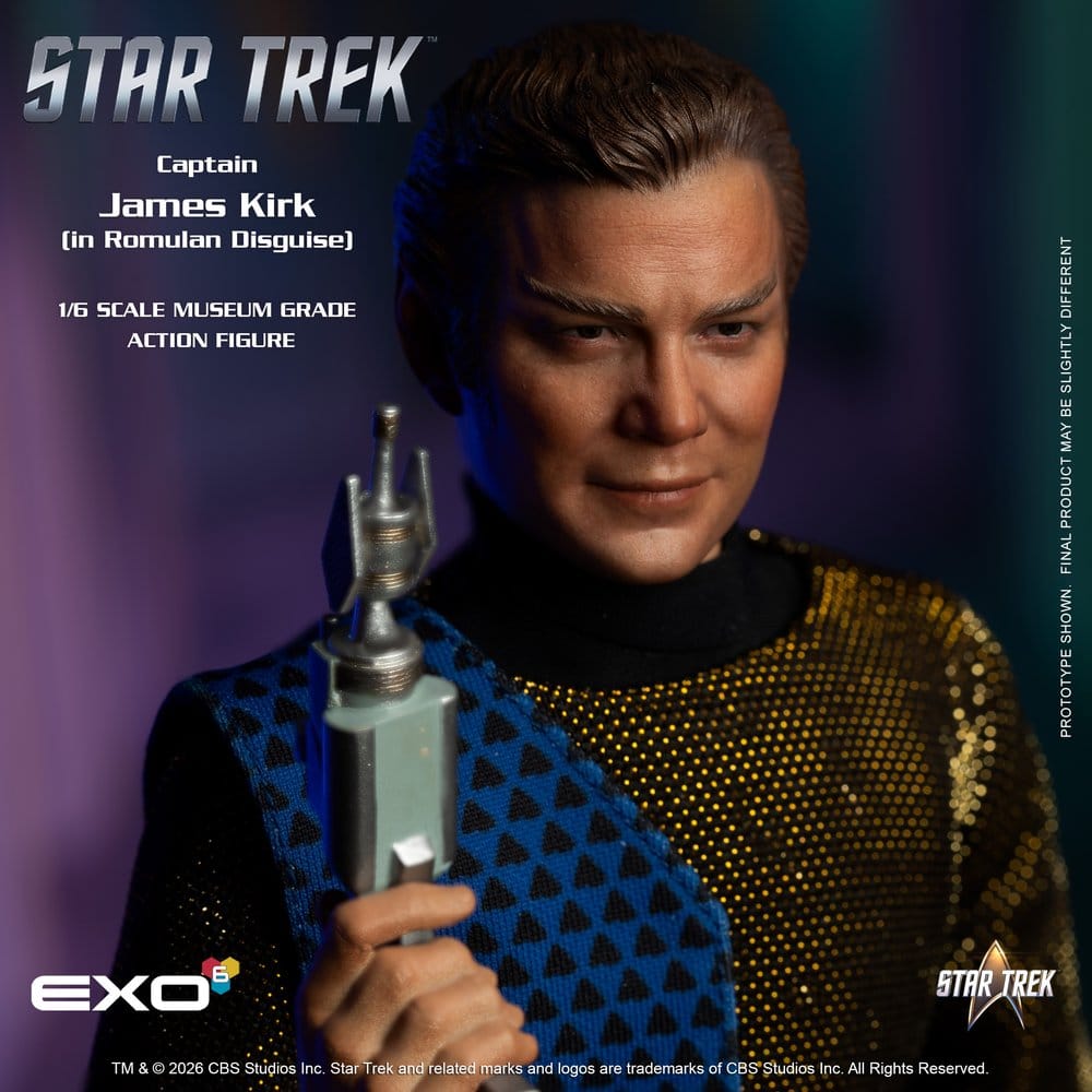 Star Trek: The Original Series Action Figure 1/6 Captain James T. Kirk (Romulan Disguise) 29 cm