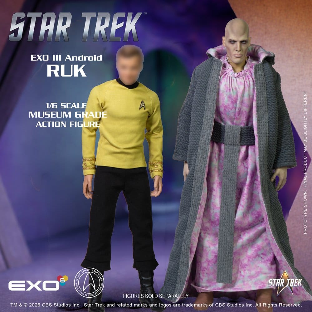 Star Trek: The Original Series Action Figure 1/6 Ruk EXO III Android 33 cm