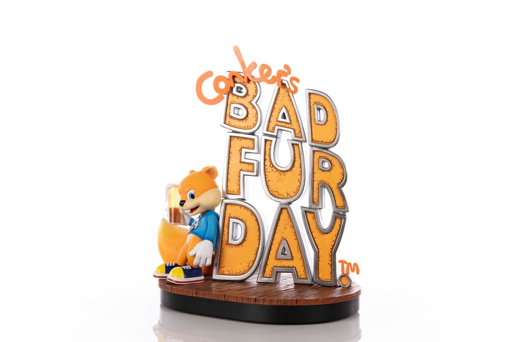Conker's Bad Fur Day Statue Game Cover Exclusive Edition 45 cm