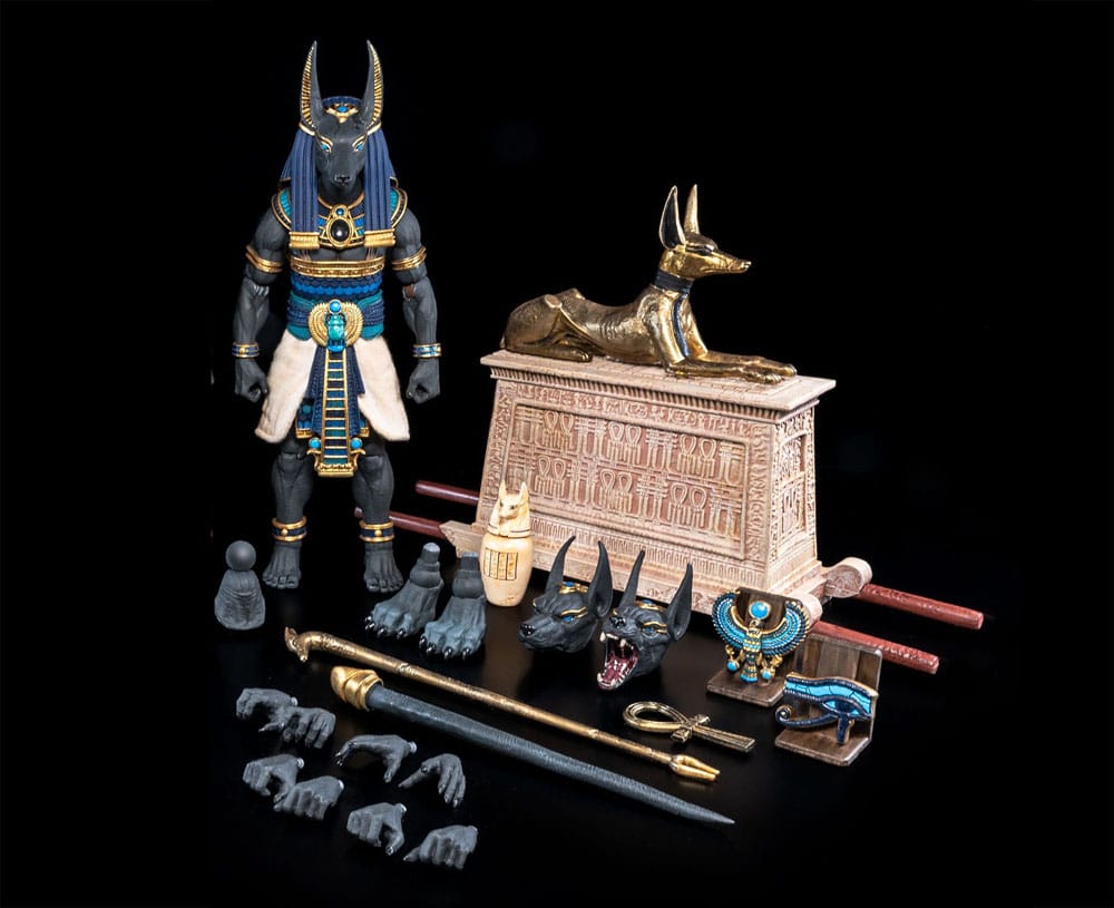 Figura Obscura Action Figure Anubis Black & Blue