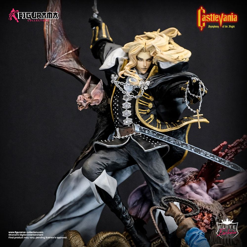Castlevania: Symphony of the Night Elite Exclusive Statue 1/6 Alucard &amp; Richter Belmont 91 cm
