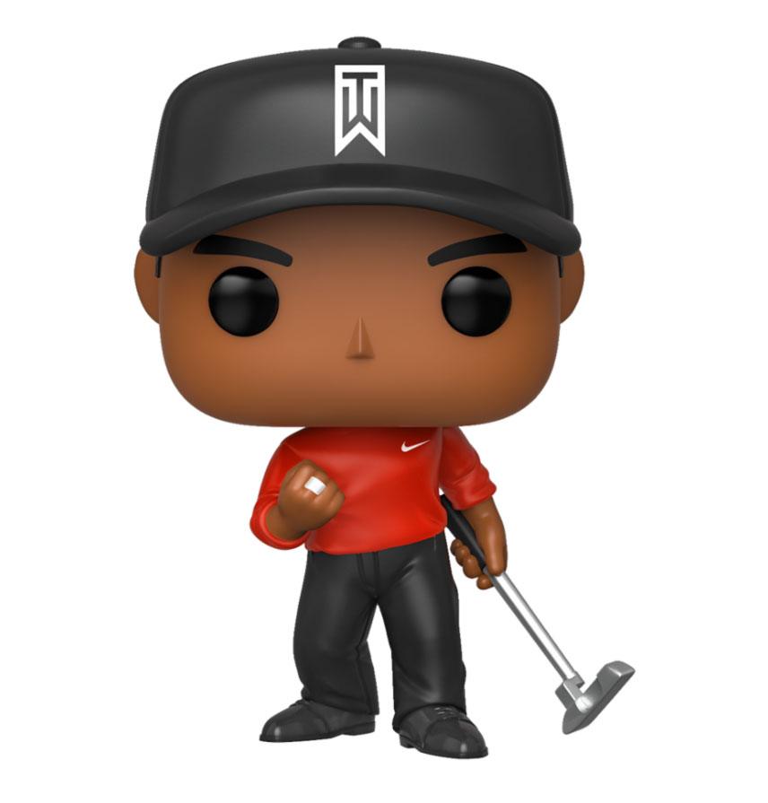 Tiger Woods POP! Golf Vinyl Figure Tiger Woods (Red Shirt) 9 cm