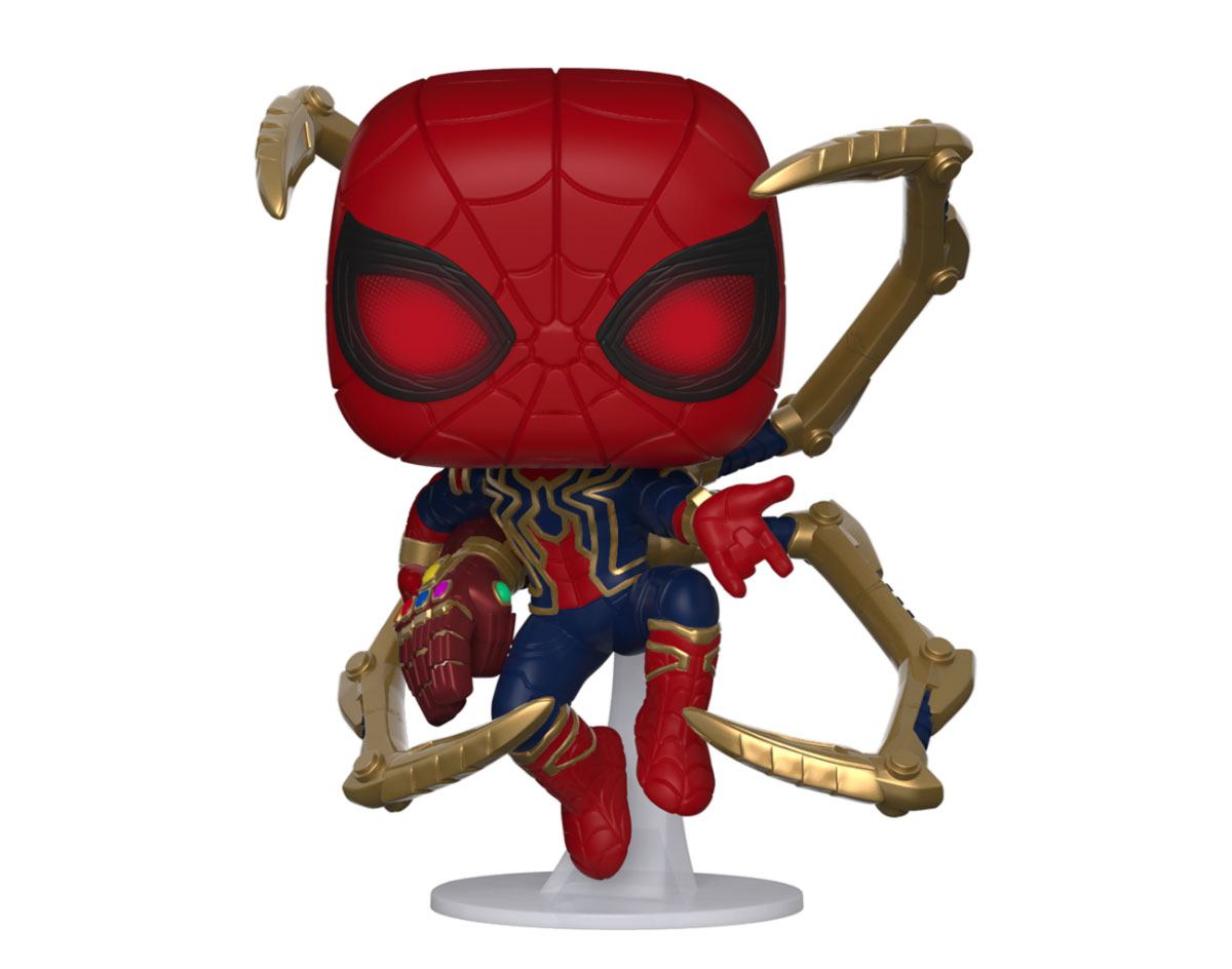 Avengers: Endgame POP! Movies Vinyl Figure Iron Spider w/Nano Gauntlet 9 cm