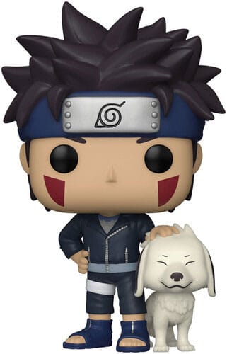 Naruto POP! Animation Vinyl Figure Kiba w/Akamaru 9 cm