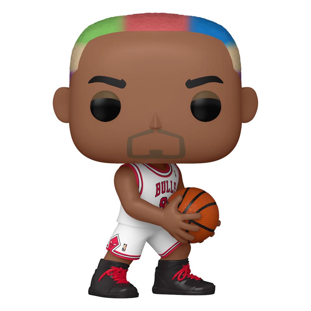 NBA Legends POP! Sports Vinyl Figure Dennis Rodman (Bulls Home) 9 cm - Damaged packaging