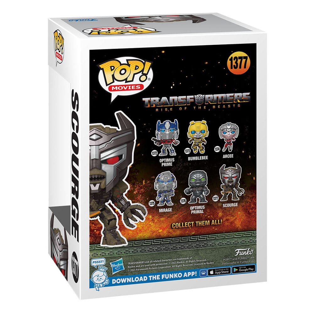 Transformers: Rise of the Beasts POP! Movies Vinyl Figure Scourge 9 cm