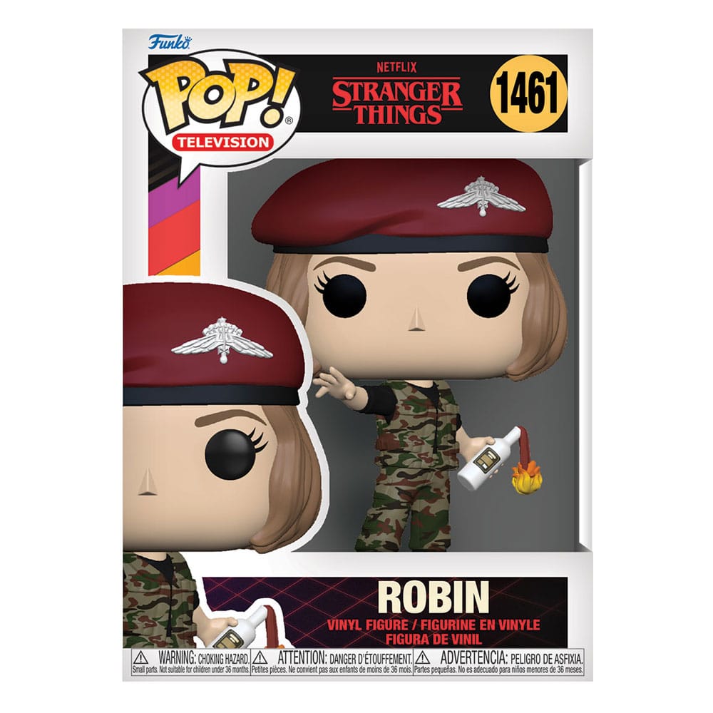 Stranger Things POP! TV Vinyl Figure Hunter Robin with Cocktail 9 cm