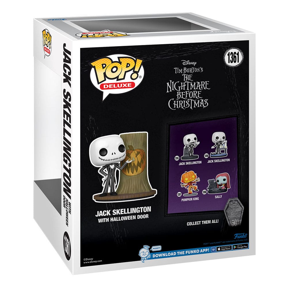Nightmare before Christmas 30th POP! Deluxe Vinyl Figure Jack w/H.Town Door 9 cm