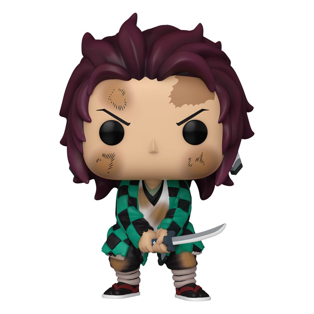 Demon Slayer: Kimetsu no Yaiba POP! Animation Figure Tanjiro (Training) 9 cm - Damaged packaging