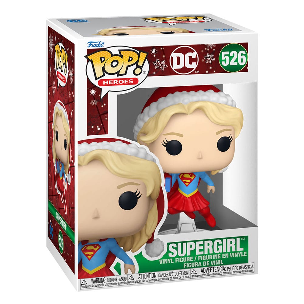 DC Comics POP! Heroes Vinyl Holiday '24 - Supergirl 9 cm