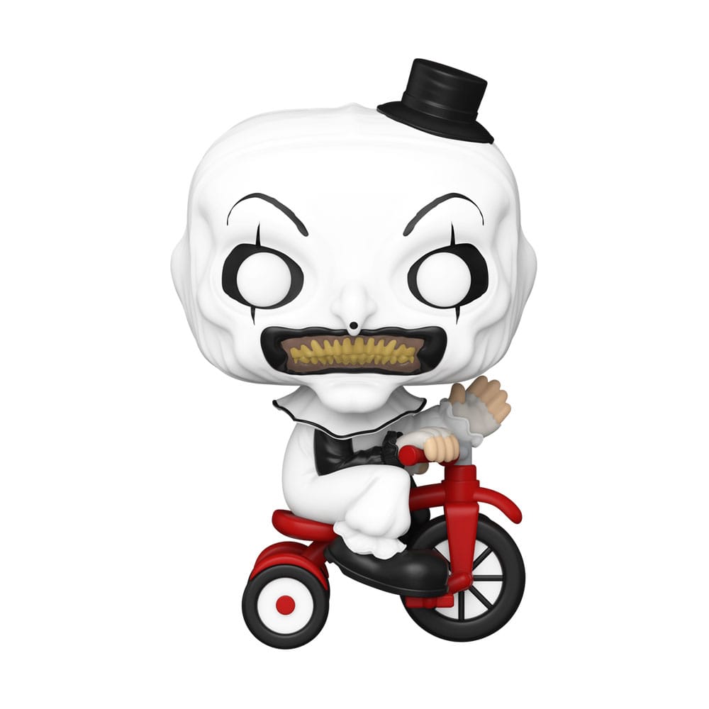 Terrifier POP! Movies Vinyl Figure Art the Clown w/bike 9 cm