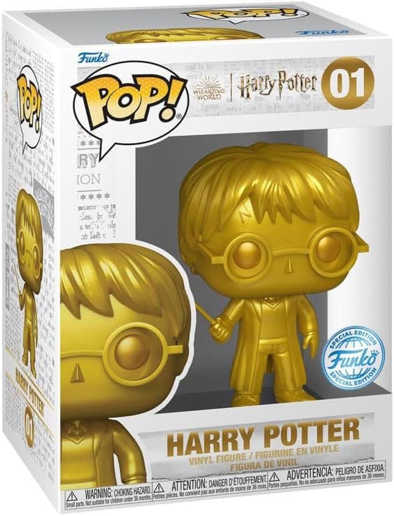 Harry Potter POP! Movies Vinyl Figure Gold Harry Potter *Exclusive Version* 9 cm