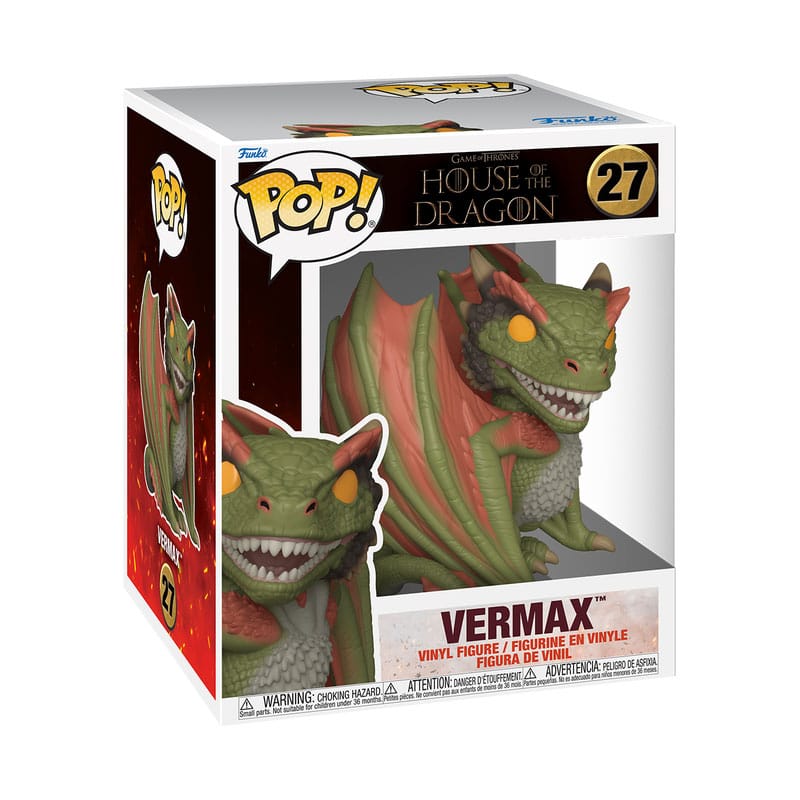 House of the Dragon Oversized POP! Vinyl Figure Vermax 15 cm