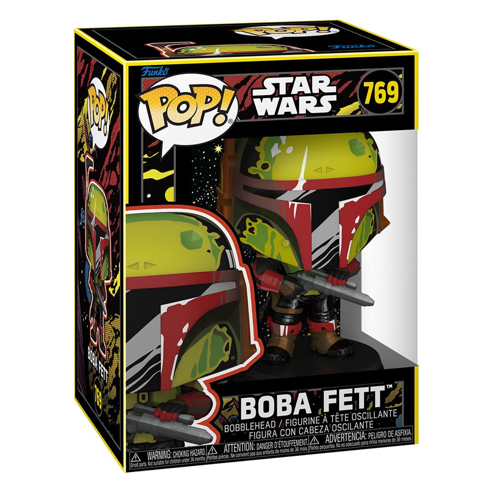 Star Wars : Book of Boba Fett POP! TV Vinyl Figure Boba Fett(Retro) 9 cm