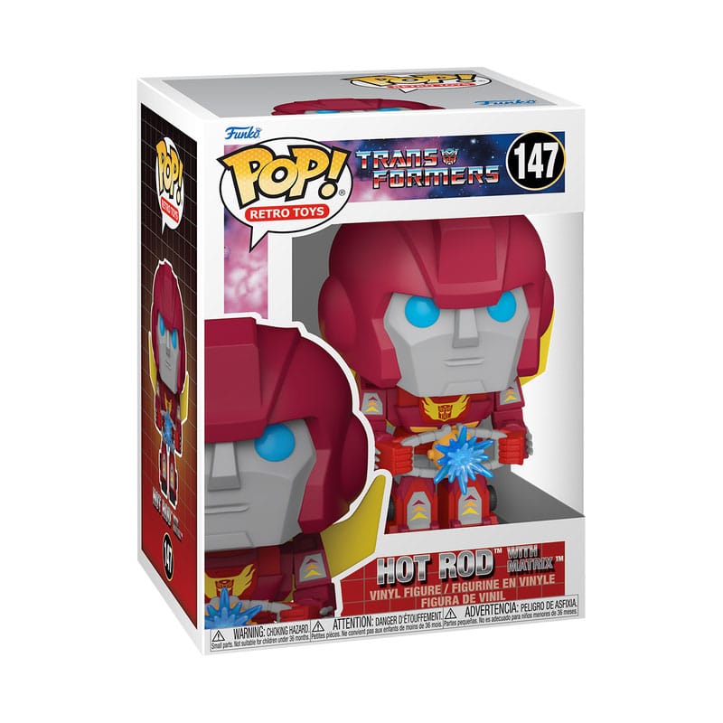 Transformers Retro Series POP! TV Vinyl Figure Hot Rod w/Matrix 9 cm