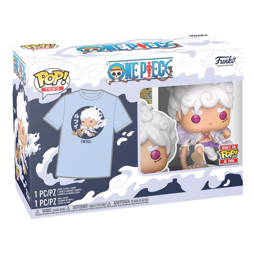 One Piece POP! & Tee Box Luffy Fifth Gear Size XL