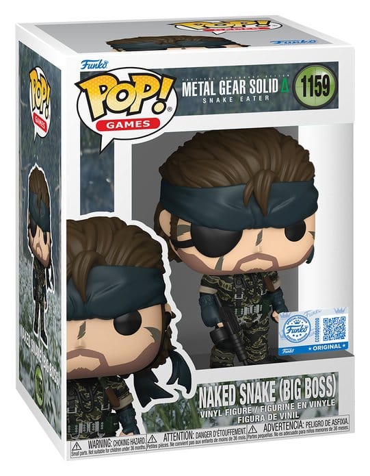 Metal Gear POP! Games Vinyl Figure Metal Gear Solid 3- Big Boss heo exclusive 9 cm
