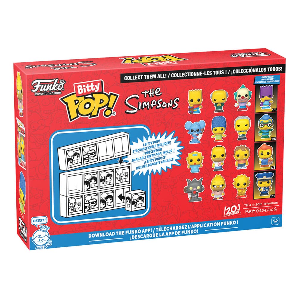 The Simpsons Bitty POP! Vinyl Figure 4-Pack Series 3 2 cm