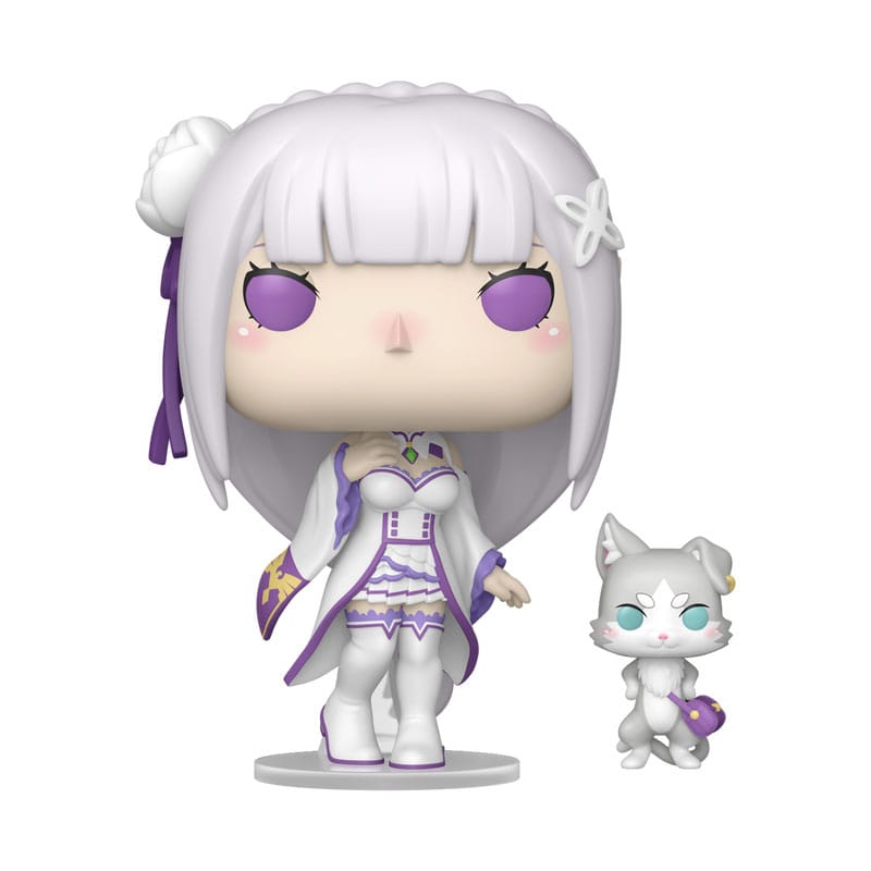 Re:Zero POP!&Buddy Animation Vinyl Figures Emilia w/Puck 9 cm